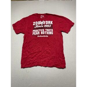Zoo York T Shirt Cotton Red Graphic XL Mens